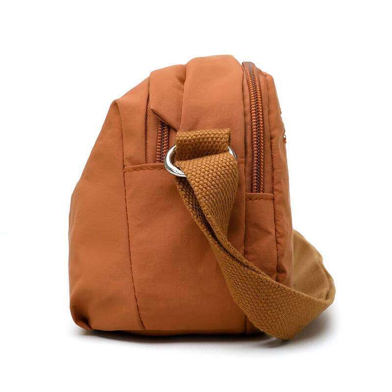 2025 New Jialongshi Fashionable Versatile Women's Single Shoulder Casual and Simple Crossbody Bag, Waterproof Nylon Fab