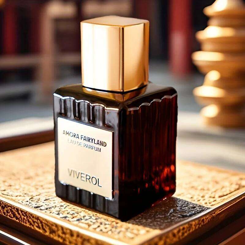 50ml Amber-Hued Gold-Capped Perfume Luxe Mystical Enchanting Eau De Parfum Long-Lasting Oriental Woody Floral Fragrance Spray H260130