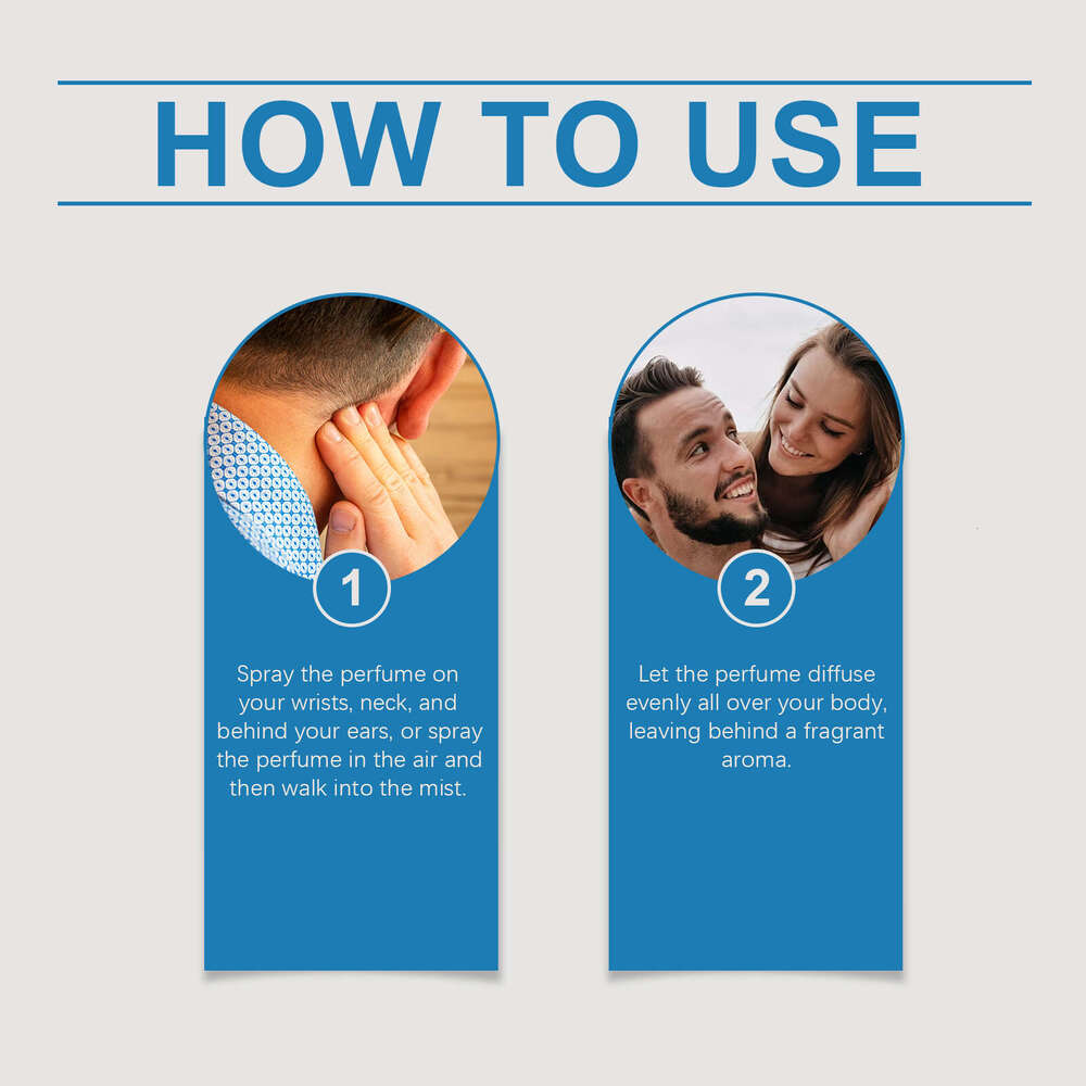 Roxelis Men's Mint Long-lasting Fragrance Light and Elegant Fresh Atmosphere Cologne Perfume S260131