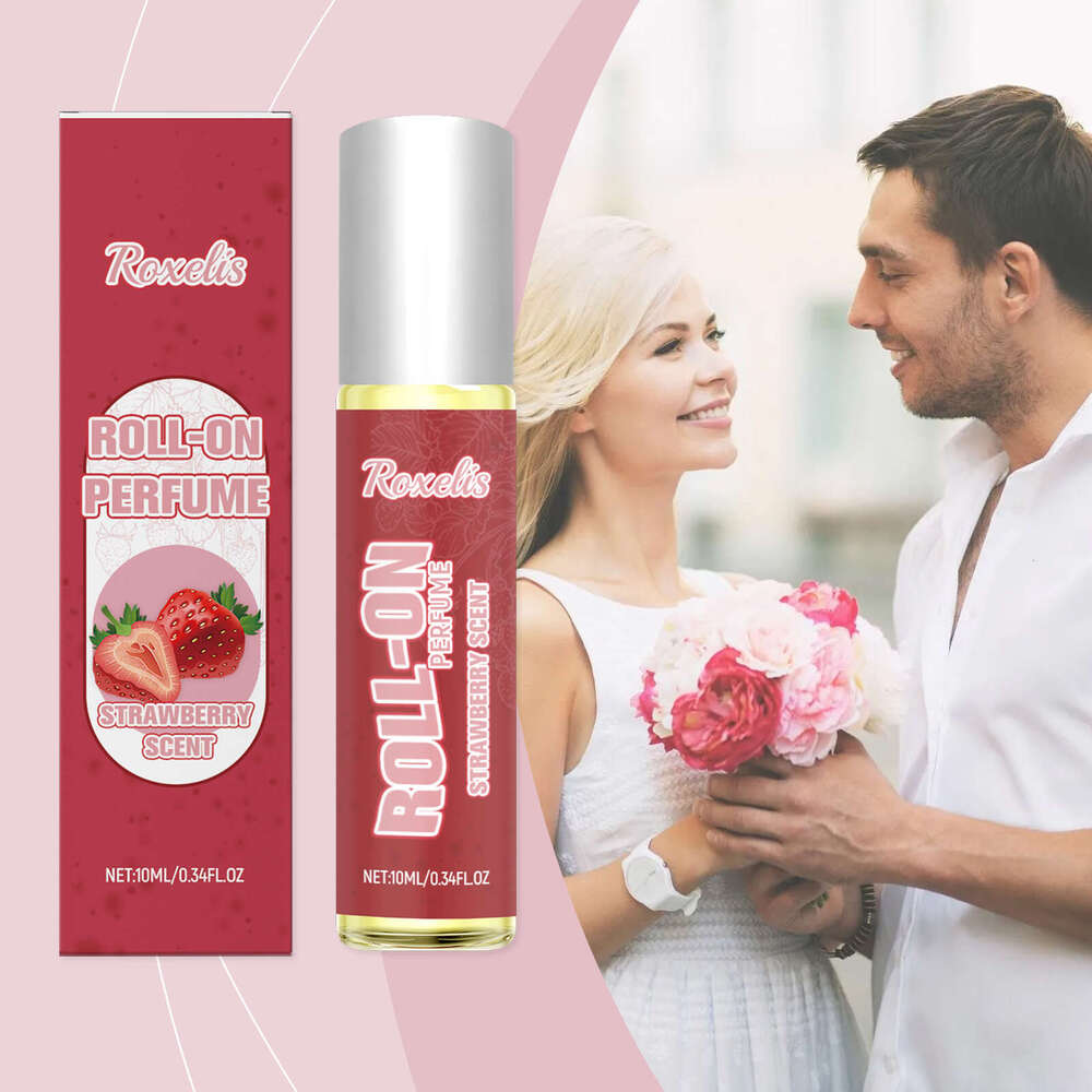 Roxelis Roll-on Exudes Charm Fresh and Elegant Fragrance Long-lasting Strawberry Sweet Perfume S260131