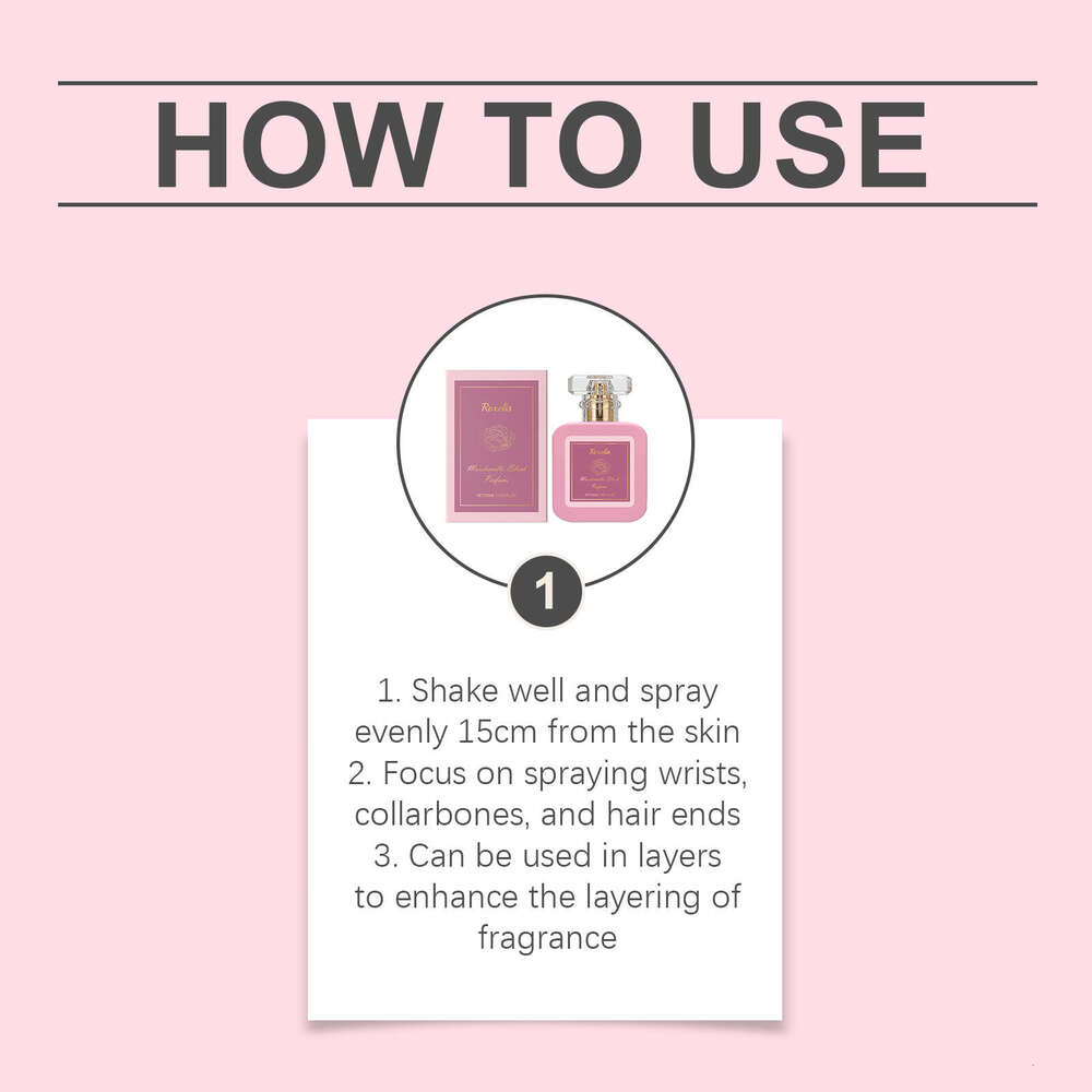 Roxelis Strawberry Candy Energetic Fresh Sweet Long-lasting Fragrance Date Commute Multi-scenario Portable Perfume S260131