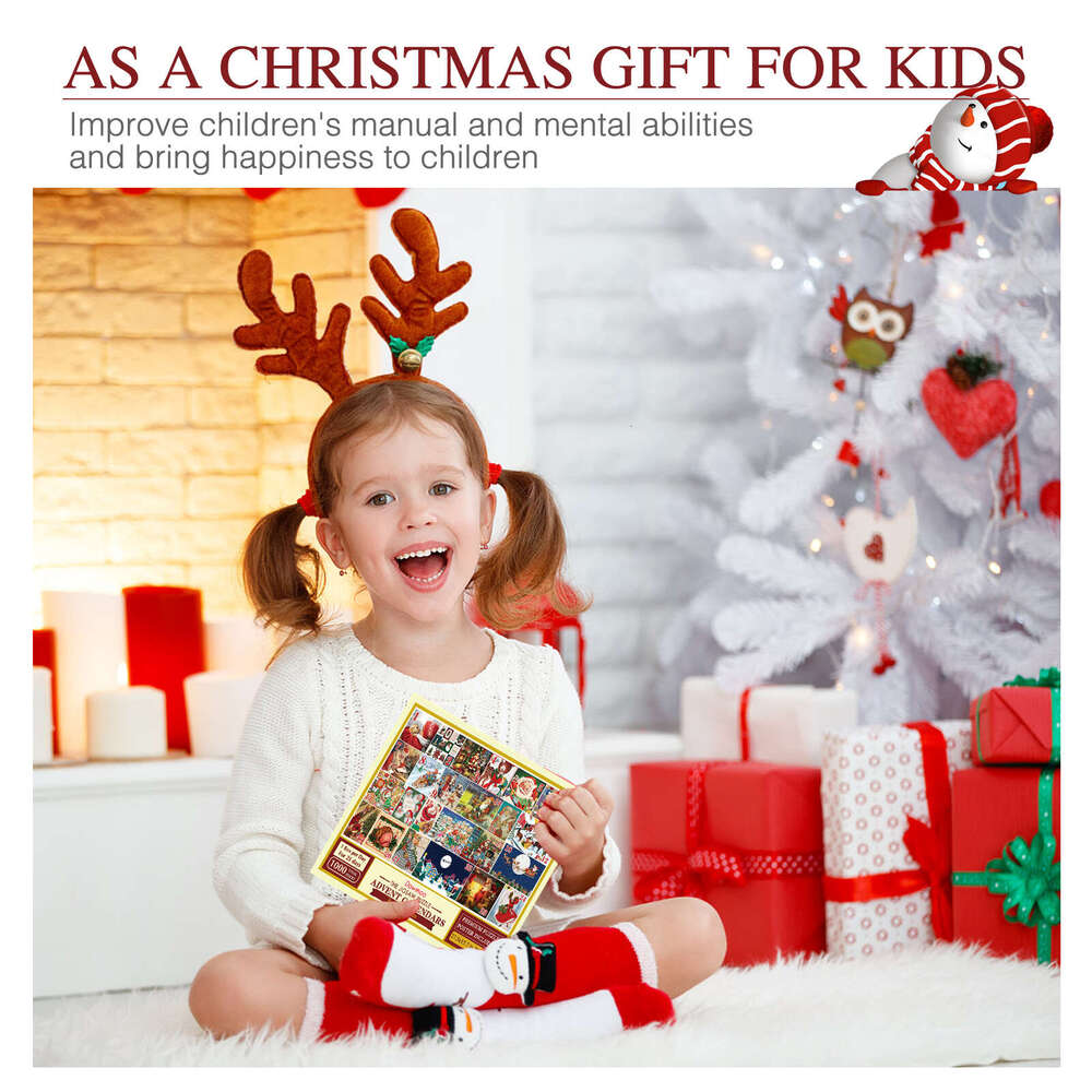 Dowmoo Advent Christmas Creative 24-Grid Countdown Calendar Blind Box Puzzle Gift S260131