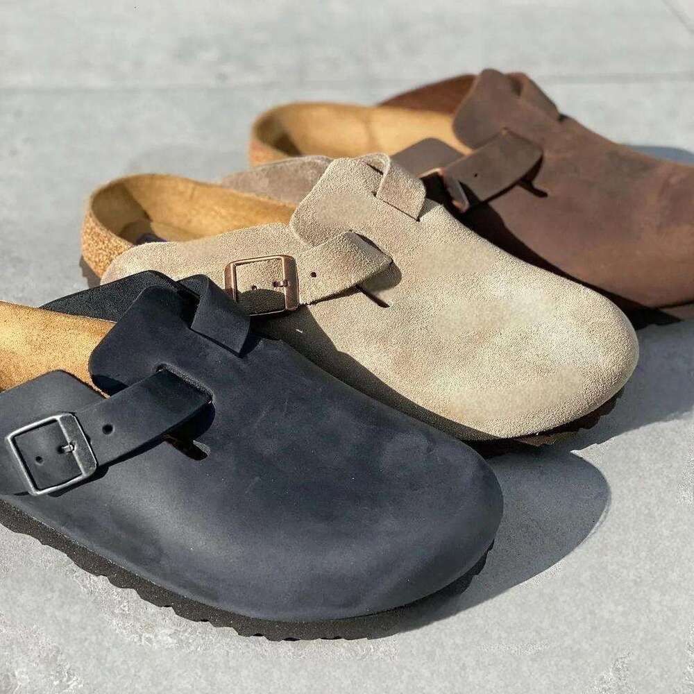 Designer Clogs Slippers For Men Women Slip-On Slides Fashion Brand Clog Sliders Summer Beach Sandals Suede Leather Buckle Slide Outdoor Casual Flip Flops
