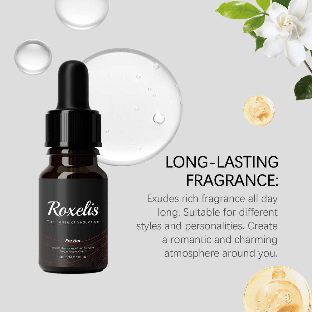 Roxelis Women's Pheromone Natural Scent Exudes Charm Long-lasting Elegant Fresh Fragrance Romantic Atmosphere Perfume S260131