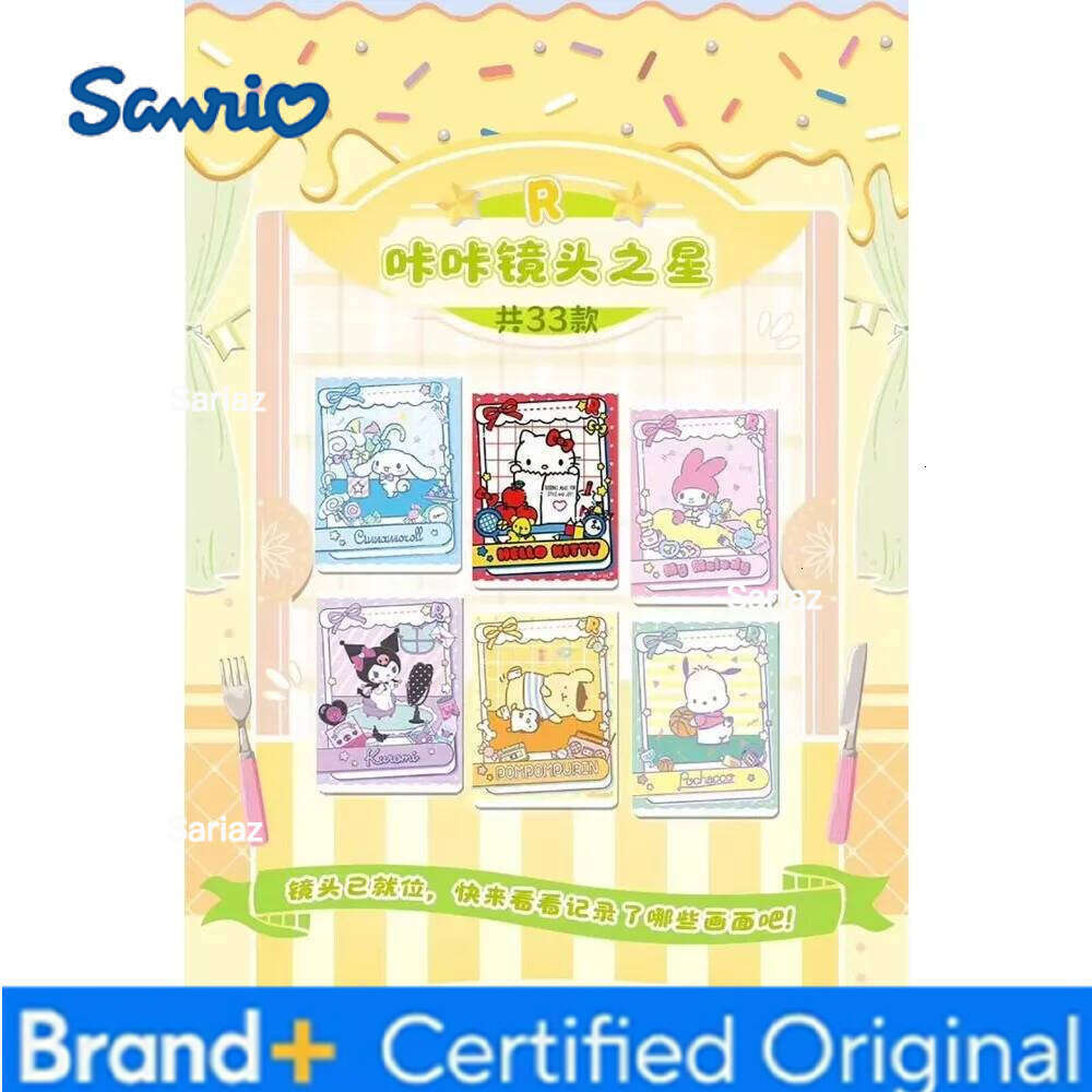 Sanrio Original KABAO For Children Japanese Popular Cartoon Hello Kitty My Melody Limited Game Collection Card Table Toys H260130