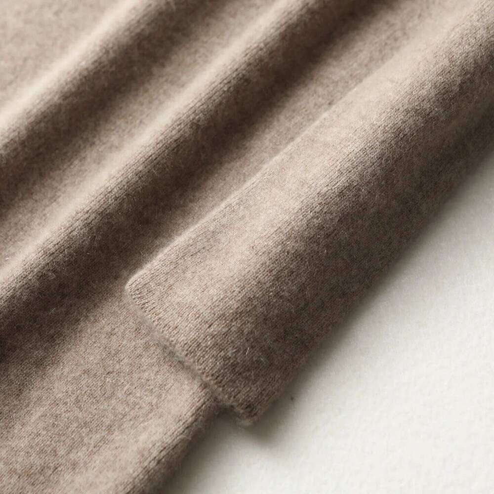 New100% Merino Wool Pullover for Women U-Neck Knitted Long Dress Autumn Winter Cashmere Skin Friendly Clothing Warm Casual Top XJ260131