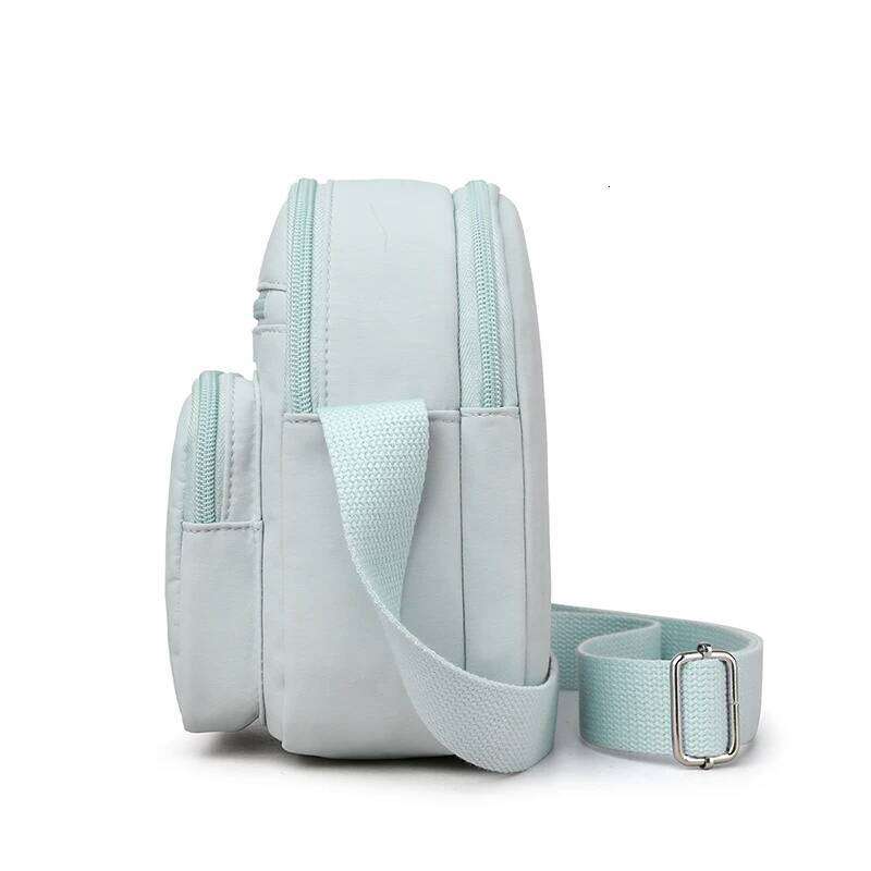 Multi-layer multi-functional single-shoulder stylish crossbody bag made of women's Oxford fabric - suitable for travel and