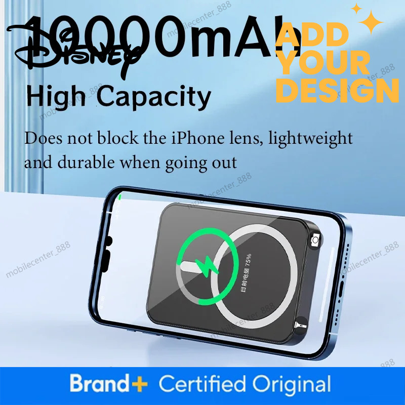 Disney official authorization Original Magsafe Magnetic Wireless Fast Charging Portable Power Bank External for Xiaomi 14 Backup Battery