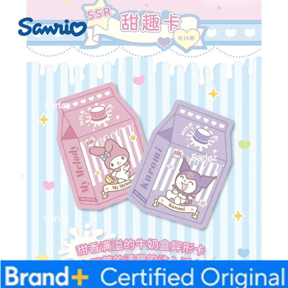Sanrio New Original VANCARD'S Collection Cute Star Hello Kitty My Melody Rare Card Children's Favorite Treasure Gifts Toys H260130