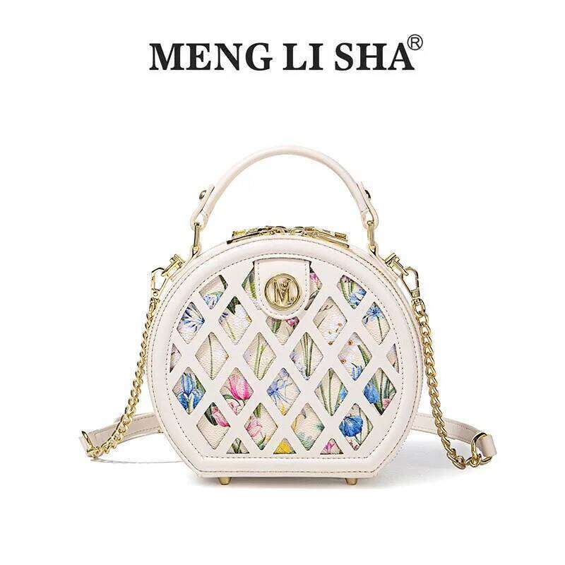 Women's high-end designer single shoulder crossbody bag 2024 new light luxury contrasting retro handbag