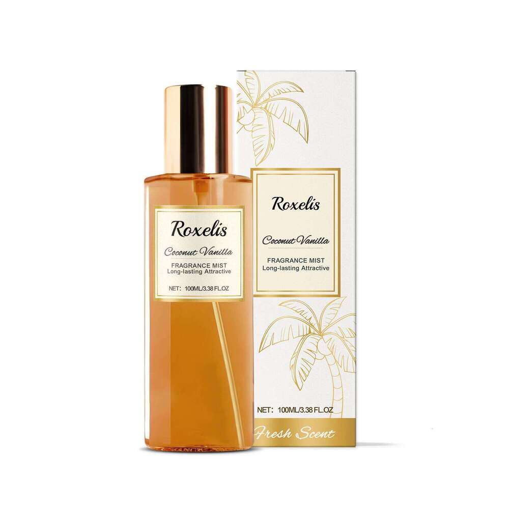 Roxelis Coconut Vanilla Romantic Body Fresh Elegant Natural Long-lasting Daily Convenient Niche Fragrance Eau de Toilette S260131