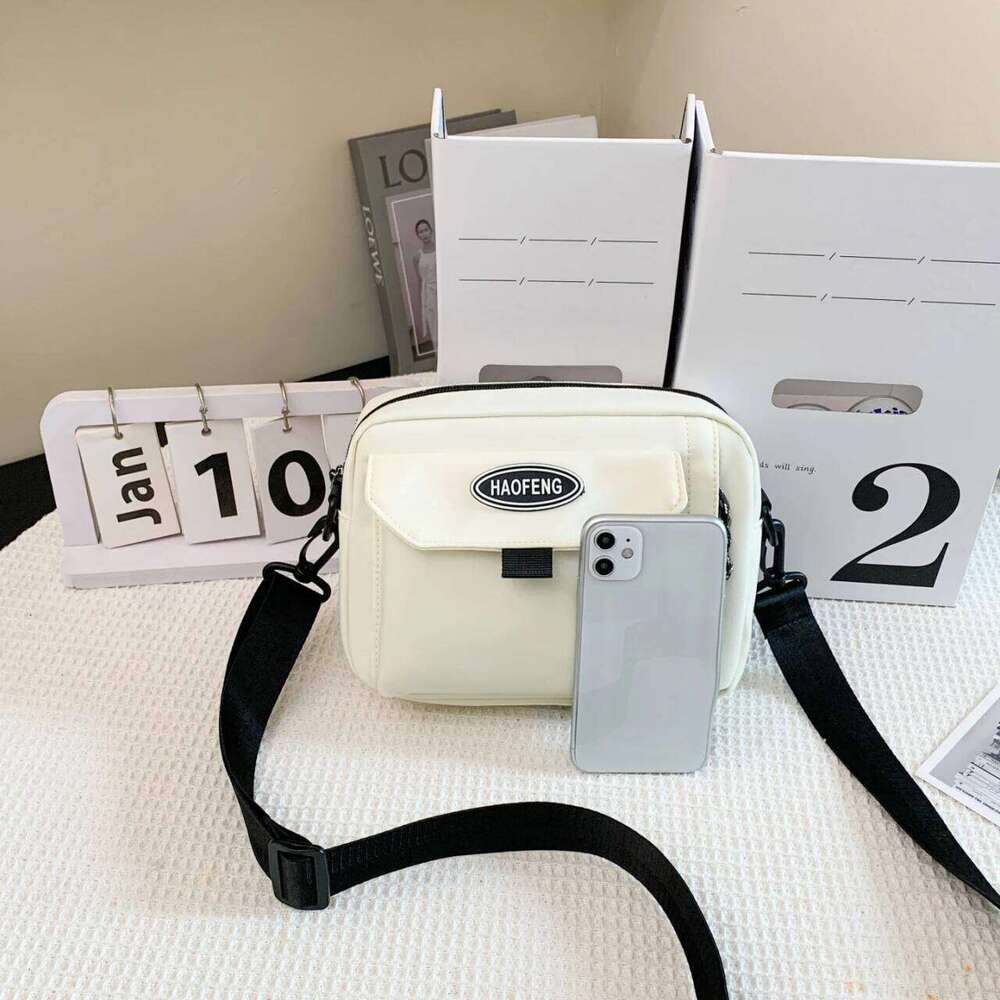 Men's and women's single-shoulder trendy small bags, cross-body bags for students, casual backpacks, leisure mo