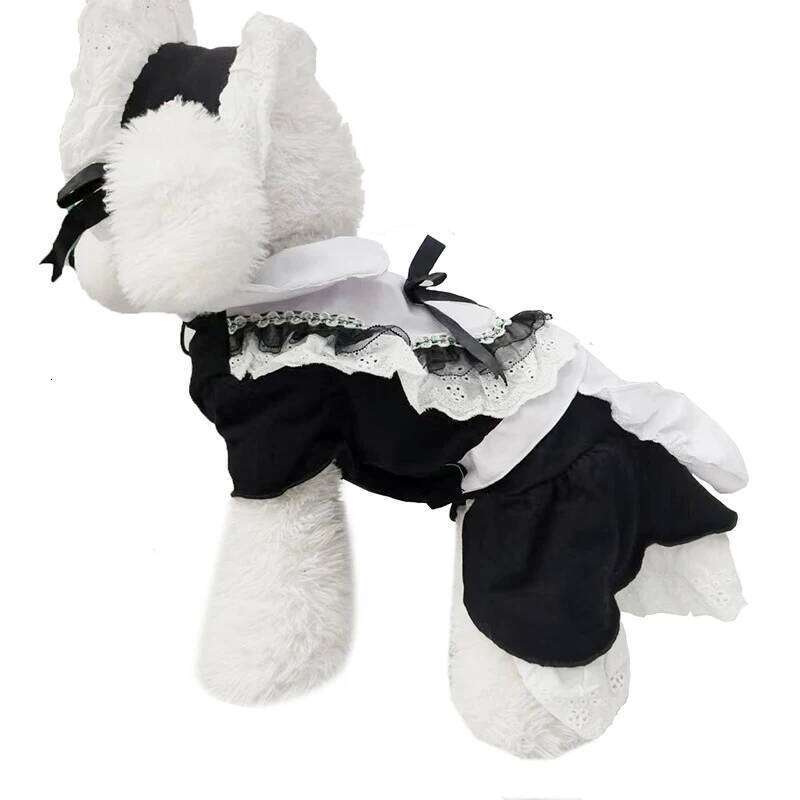 Dog Spring Summer Kitten Puppy Princess Dress Anime Maid Cosplay Costume Lolita Small And Medium Sized Dogs Pet Clothes H260129