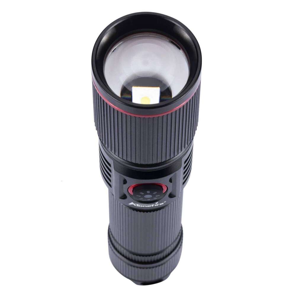 20W Zoom Round Beam Light LED High Power flashlight USB Rechargeable Torch Camping Outdoor Hunting Fishing Walking Lighting Lamp H260131