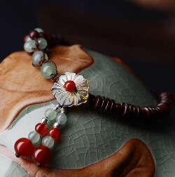 Red Agate Shell Flower Dongling Jade Student Simple 2020 New Adjustable Cute Anklet