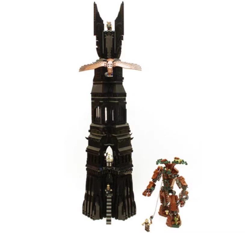 New Medieval Castle Building Blocks Creative Model Orthanc Technical Brick Assembly Set Toy for Children and Adults Holiday Gift