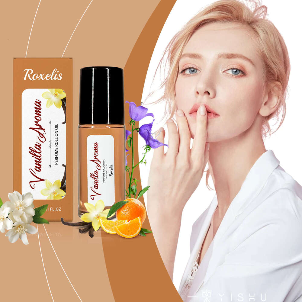 Roxelis Vanilla Scented Orange Roll-On Long-Lasting Fragrance Light Scent Date Charm Elegant Temperament Portable Perfume S260131