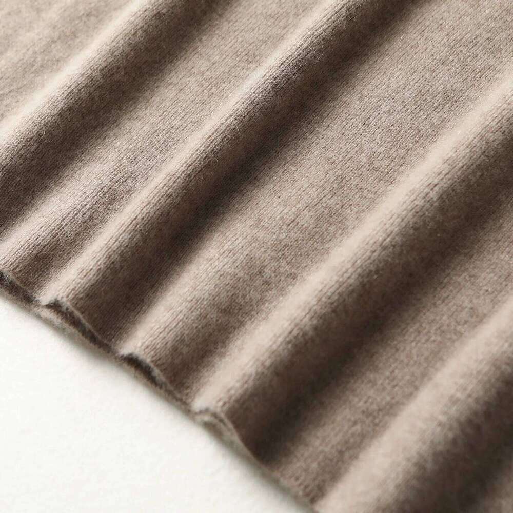 New100% Merino Wool Pullover for Women U-Neck Knitted Long Dress Autumn Winter Cashmere Skin Friendly Clothing Warm Casual Top XJ260131