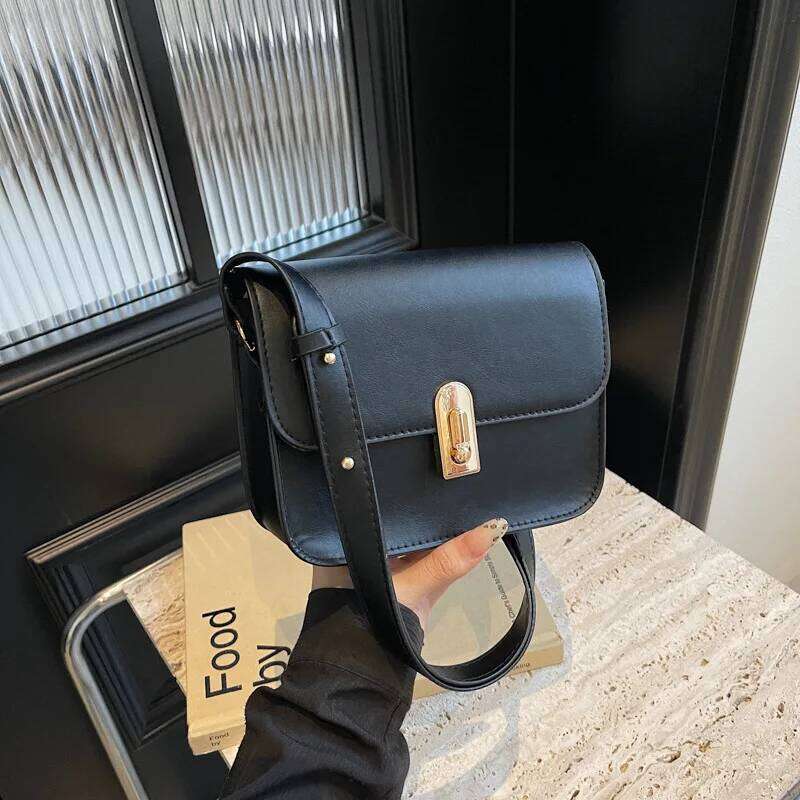 Retro women 2024 new autumn and winter trend Korean version of small square with a single shoulder oblique span bag XJ260131