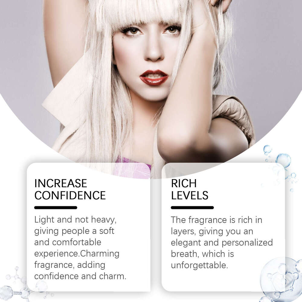 Roxelis Scented Almond Vanilla Light Sweet Fresh Long-lasting Elegant Charm Perfume S260131