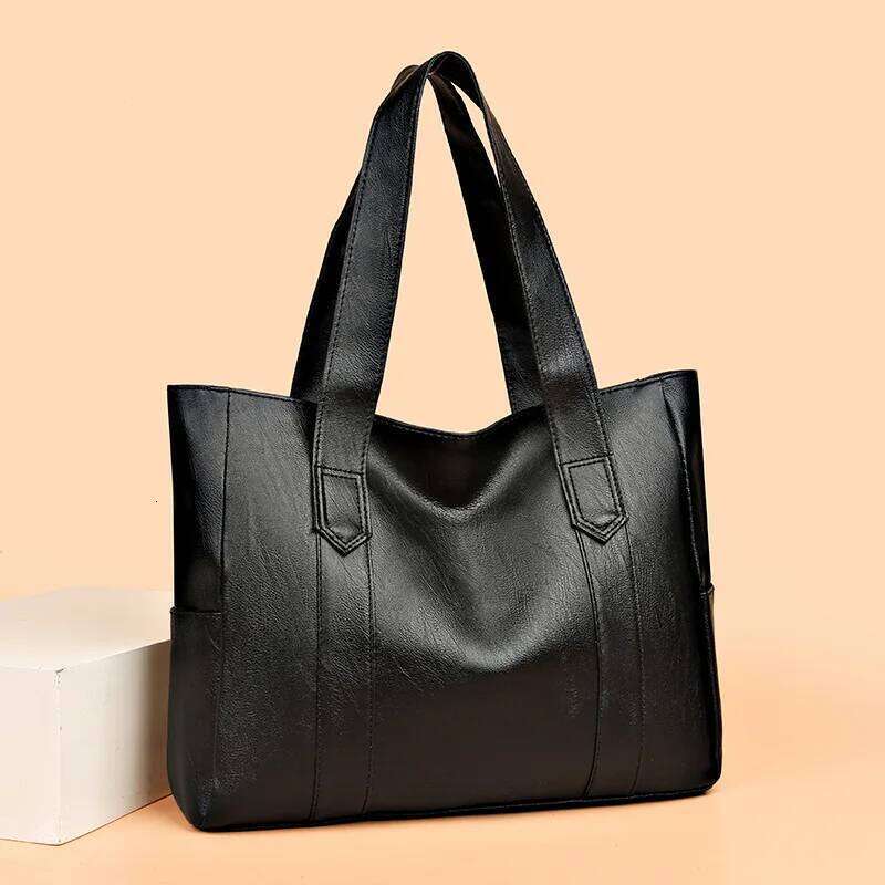 Vintage Large Capacity Tote Retro Vegan Shoulder Bag, Women's Casual Handbag For Commute XJ260130
