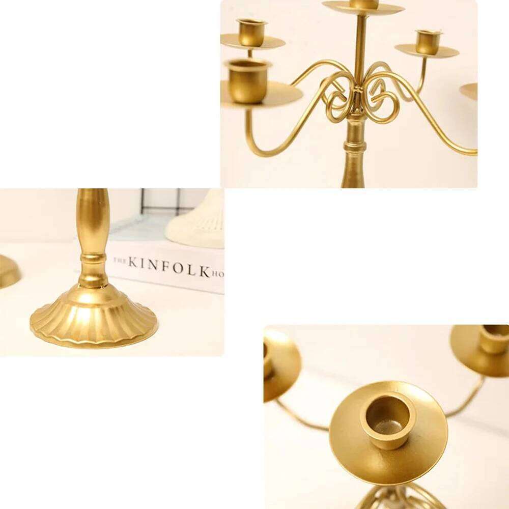 1PC, Candle Holder Table Modern Decorations Candles European Hotel Wedding Candlestick Decoration Y260131