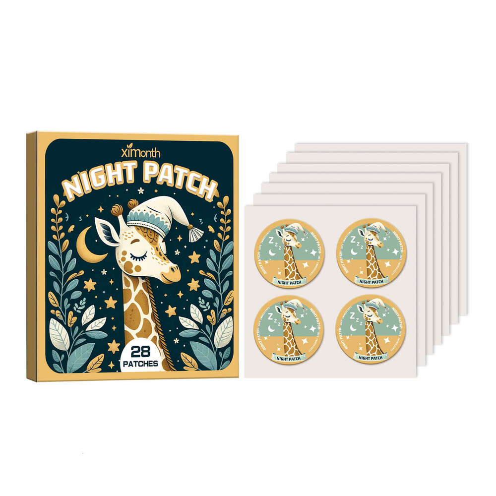 Ximonth Plant Gentle Care for a Peaceful Night Comfortable Cute Cartoon Sleep Stickers S260131