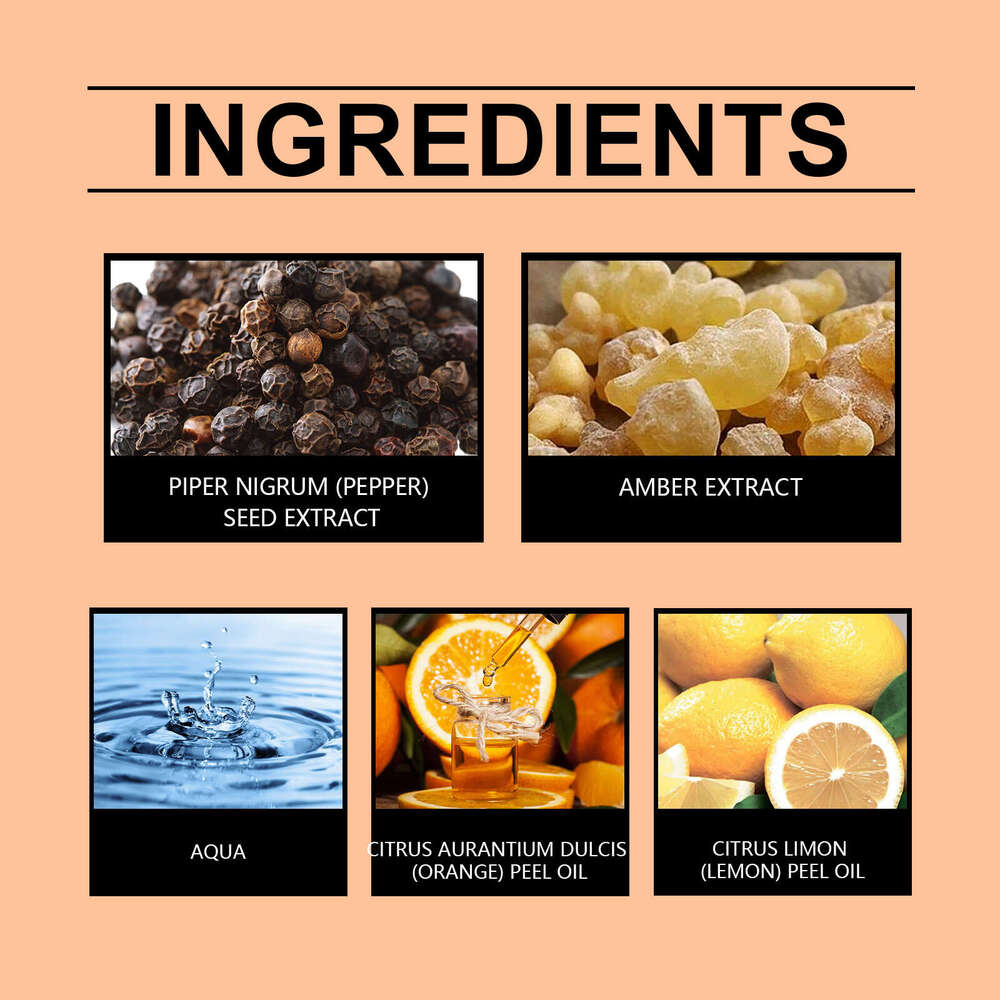 Roxelis Citrus Daily Dating Natural Fresh Long-lasting Fragrance Elegant Charm Aromatic Cologne Perfume S260131