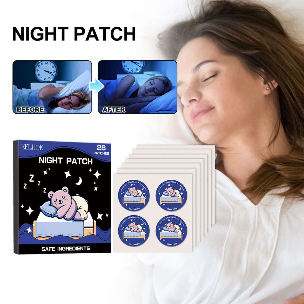 EELHOE Plant Cartoon Relieves Muscle Tension and Fatigue Helps Fast Sleep Goodnight Patch S260131