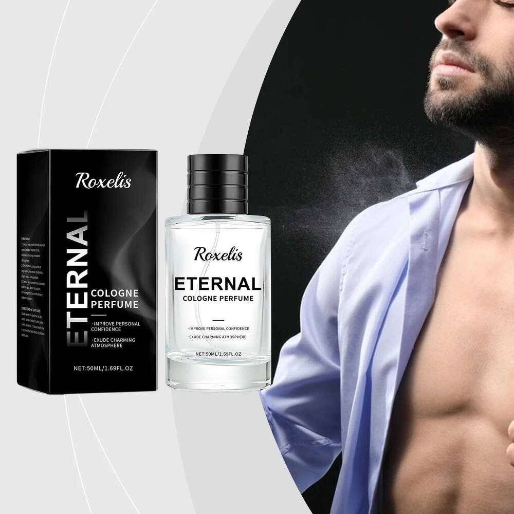 Roxelis 50ml Men's Cologne Pheromone Charm Release Long Lasting Fragrance Daily Dating Atmosphere Freshing Body Perfume H260130