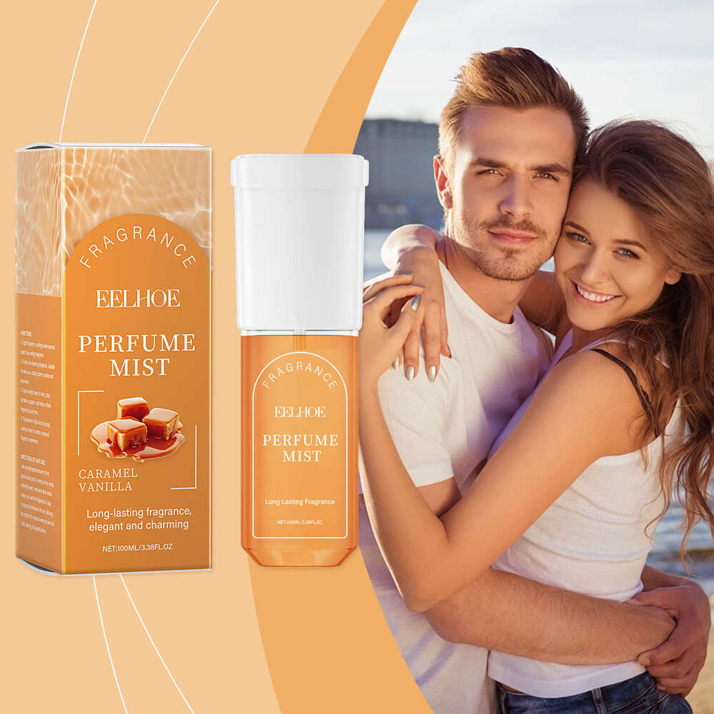 EELHOE Caramel Vanilla Body Perfume Spray Lightweight Gentle Scent Natural Fresh Not Greasy Elegant Fragrance S260131