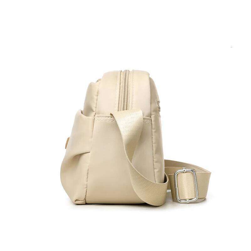 Large-capacity women's office backpack waterproof nylon fabric fashionable multi-compartment single-shoulder bag - trend