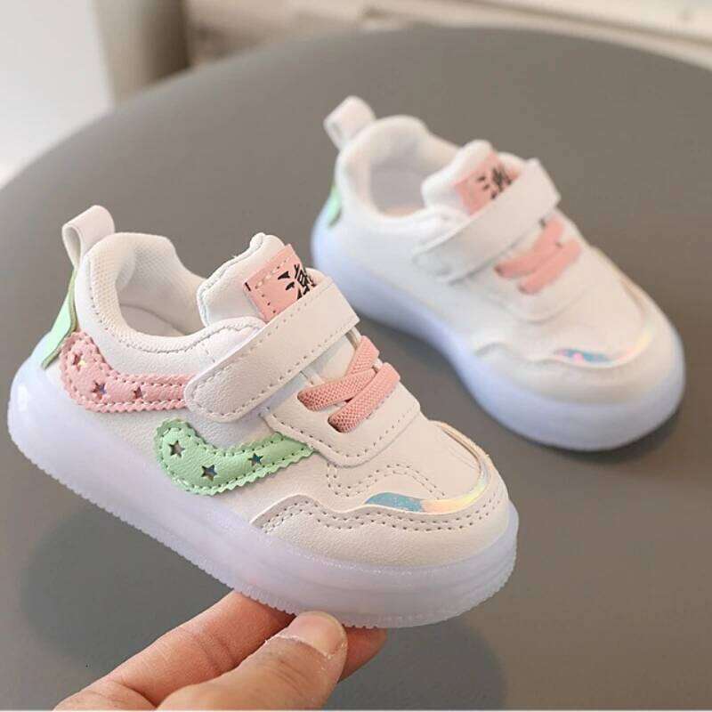 Brand Autumn 0-3y Baby Soft Sole Anti-skiing Walking Fashion Girl Sneaker Trend Boy Board Shoe Kid Shoes Y260128