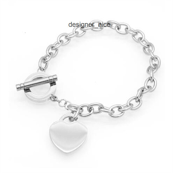 tiffamy and co women stainless steel bracelets with letter heart gold silver ot chains pulsera fashion jewelry style tiffanies tiffan tiffanies and tiffanyx co ZFJ7