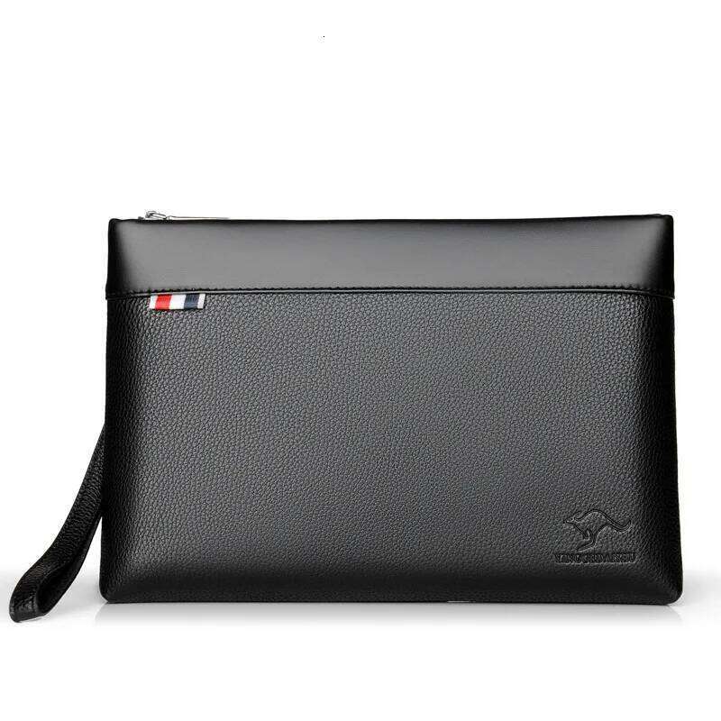 Casual Business Large Capacity Clutch Men's Simple Commuter Fashion Envelope Leather Bag PU Materi