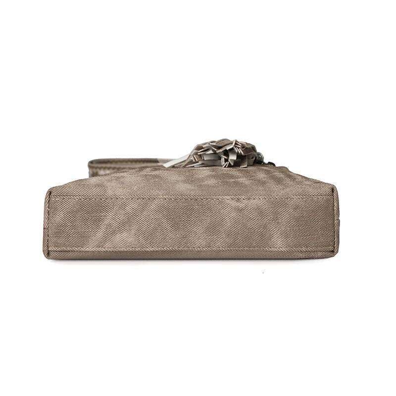 New bag - multi-zipper pocket, vertical style women's crossbody high-end texture, diagonal strap bag, jacquar