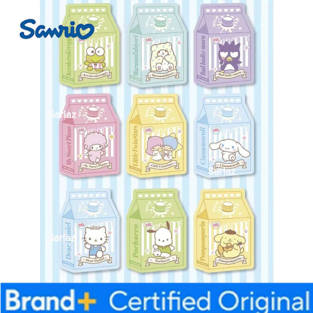 Sanrio New Original VANCARD'S Collection Cute Star Hello Kitty My Melody Rare Card Children's Favorite Treasure Gifts Toys H260130