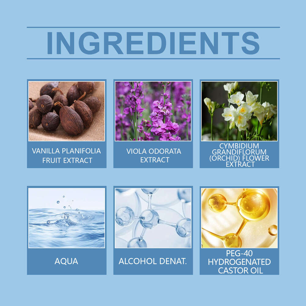 Roxelis Natural Light Orchid Body Long-lasting Fresh Elegant Fragrance S260131