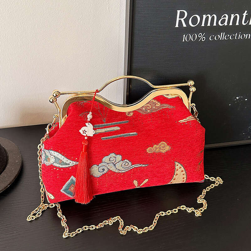 Track Cross-Border New Chinese Style Embroidered Handbag Women's Fashionable Crossbody Evening Bag MASA