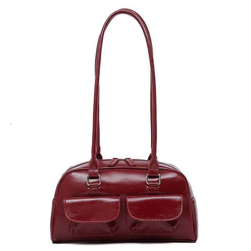 Fashion Underarm for Women 2026 Korean Edition New Simple Leisure Pillow Trendy Versatile Shoulder Bag Red