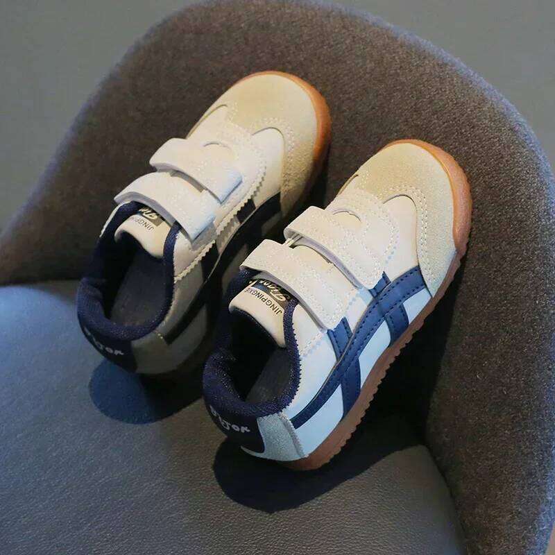 2025 Spring Autumn Fashion New Lightweight Round Toe Comfortable Men's and Women's Casual Children's Sports Sneakers Y260128