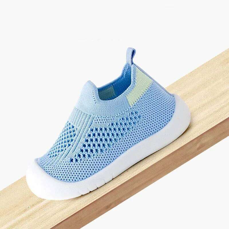Spring Popular New Baby Shoes Mesh Knit Breathable Kid Girls Boys 0-3T Summer Slip-On Casual Sneakers Toddler Non-Skid Prewalker Y260128