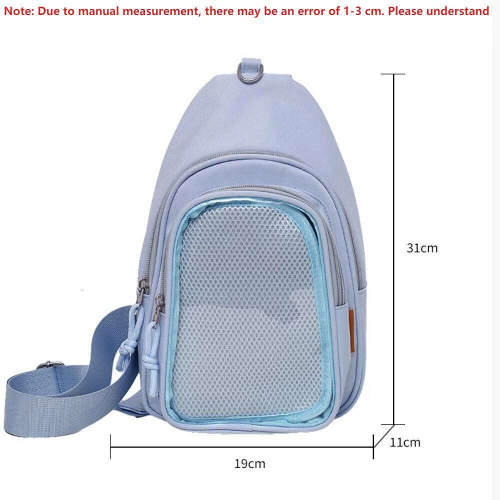 Kawaii Japanese Itabag Girls Soft Nylon Backpack Crossbody Bags 10CM Doll Women With Display Plate Cross Body Sling Pouch 2025