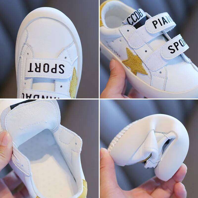 Small White Autumn New Girls Dirty Casual Stars Breathable Boy Board Shoes Sneakers Comfortable Daily Kids Y260128
