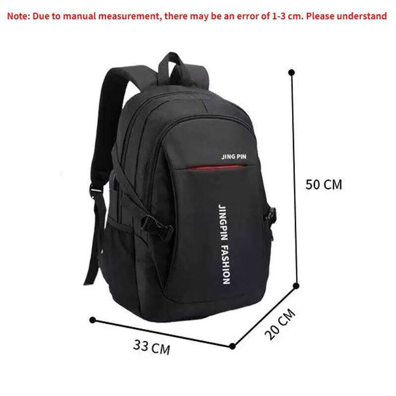 Casual Travel Backpack Men's Backpacks Oxford Waterproof Rucksack Business Computer Bag Senior High School Student Schoolbag