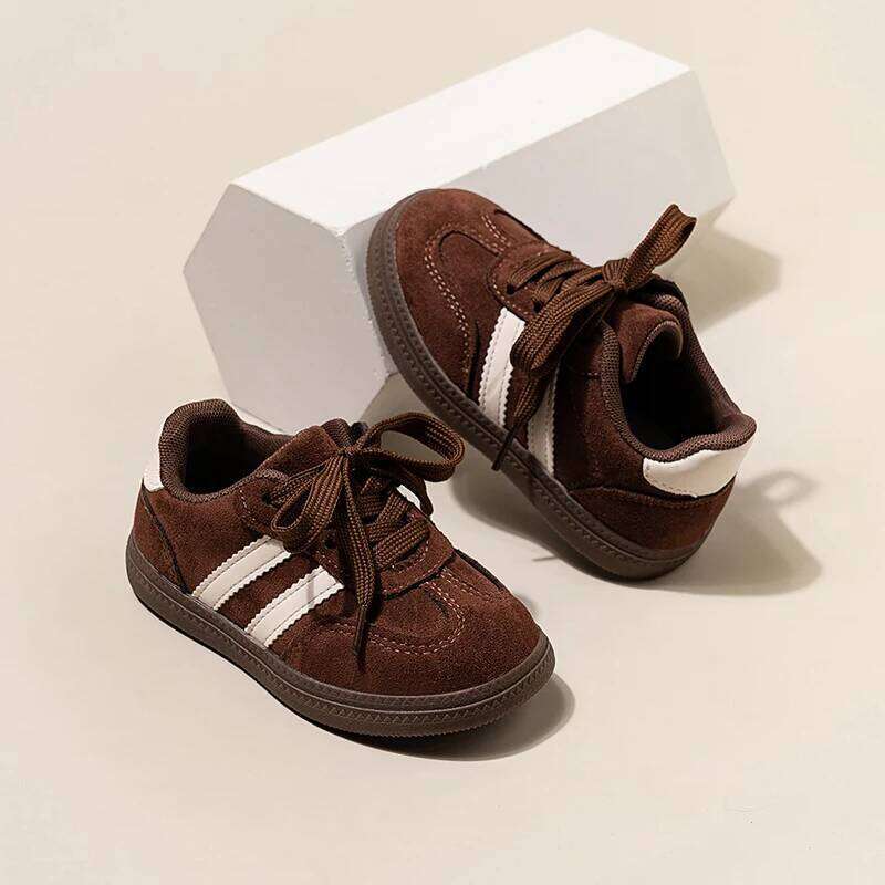 Girls' Leisure Sports 2025 Autumn Campus New Boys Fashion Casual Sneakers Kids Running Shoes Toddler Outdoor Single Shoe Y260128