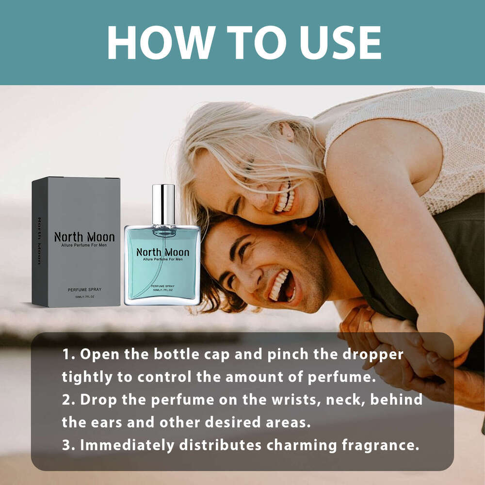 North Moon Men's Release Charm Natural Fresh Long-lasting Light Fragrance Niche Perfume S260131