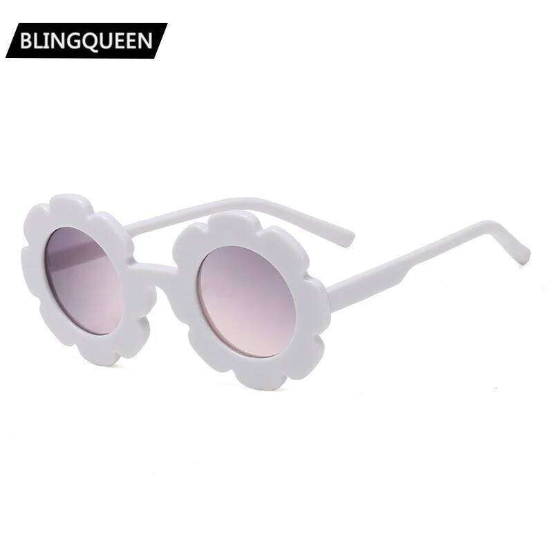 children's frame decorative glasses small flower lens baby fashion Korean plastic sunglasses H260130