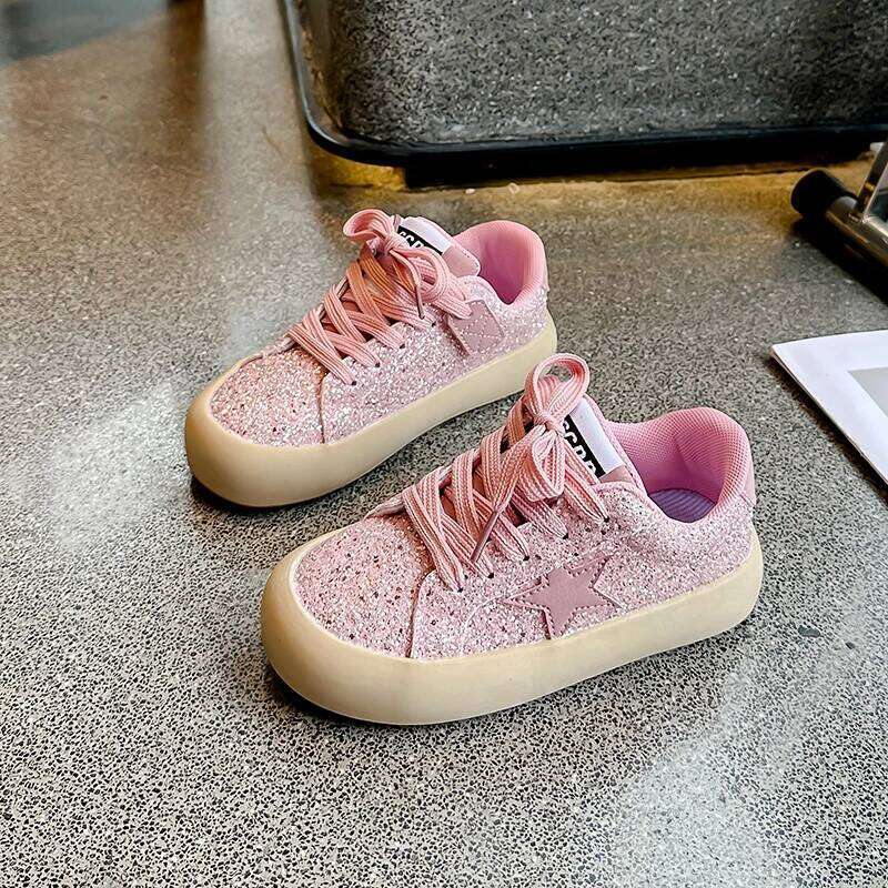 Sneakers Kids Summer New Boys Girls Sports Mesh Casual Board Leather Soft Soled Children Small White Shoes Y260128