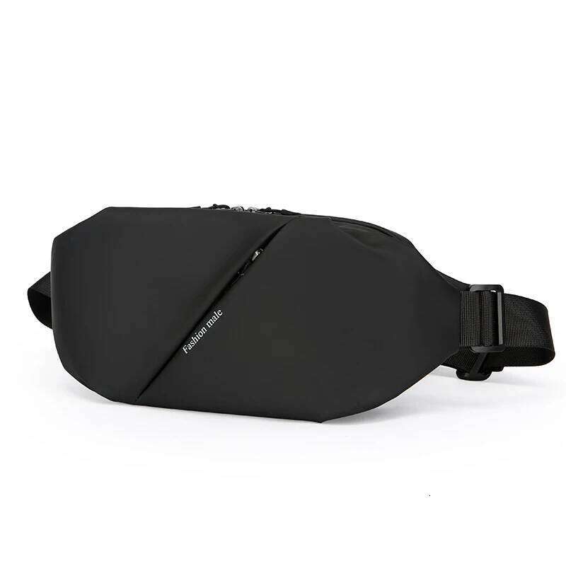 Men's waist outdoor running mobile phone multi-functional, large capacity, chest bag, casual single-shoulder cros